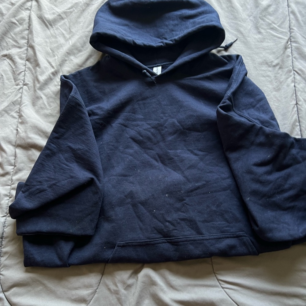 Gildan Black Pullover Sweater Classic Cotton Blend